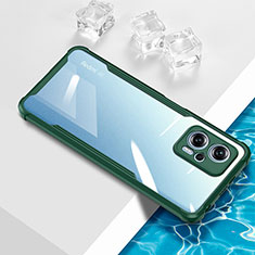 Coque Ultra Fine TPU Souple Housse Etui Transparente BH1 pour Xiaomi Redmi K50i 5G Vert