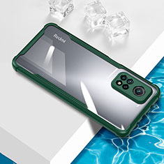 Coque Ultra Fine TPU Souple Housse Etui Transparente BH1 pour Xiaomi Redmi Note 11 Pro 5G Vert