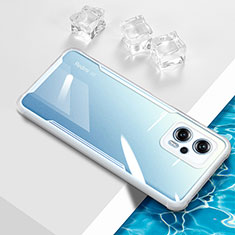 Coque Ultra Fine TPU Souple Housse Etui Transparente BH1 pour Xiaomi Redmi Note 12T Pro 5G Blanc