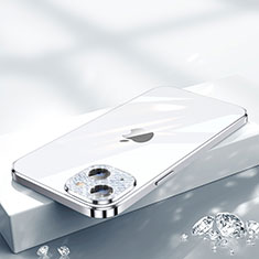 Coque Ultra Fine TPU Souple Housse Etui Transparente Bling-Bling LD2 pour Apple iPhone 13 Argent