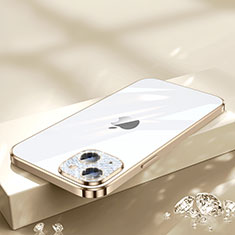 Coque Ultra Fine TPU Souple Housse Etui Transparente Bling-Bling LD2 pour Apple iPhone 14 Or