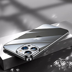 Coque Ultra Fine TPU Souple Housse Etui Transparente Bling-Bling LD2 pour Apple iPhone 15 Pro Max Noir