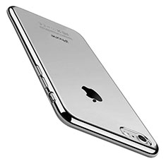 Coque Ultra Fine TPU Souple Housse Etui Transparente C01 pour Apple iPhone SE (2020) Argent