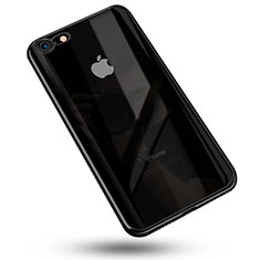Coque Ultra Fine TPU Souple Housse Etui Transparente C02 pour Apple iPhone 8 Noir