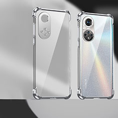 Coque Ultra Fine TPU Souple Housse Etui Transparente D01 pour Huawei Honor 50 Pro 5G Argent