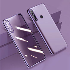 Coque Ultra Fine TPU Souple Housse Etui Transparente D01 pour Xiaomi Redmi Note 8 (2021) Violet