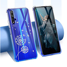 Coque Ultra Fine TPU Souple Housse Etui Transparente Fleurs pour Huawei Honor 20 Mixte