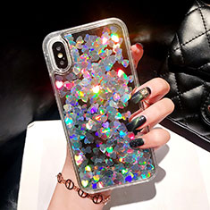 Coque Ultra Fine TPU Souple Housse Etui Transparente Fleurs T26 pour Apple iPhone Xs Max Mixte