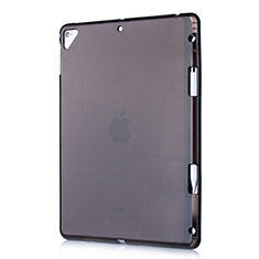 Coque Ultra Fine TPU Souple Housse Etui Transparente H01 pour Apple New iPad 9.7 (2017) Noir