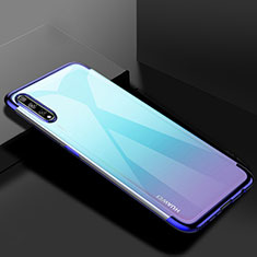 Coque Ultra Fine TPU Souple Housse Etui Transparente H01 pour Huawei Enjoy 10S Bleu