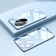 Coque Ultra Fine TPU Souple Housse Etui Transparente H01 pour Huawei Honor 100 Pro 5G Bleu