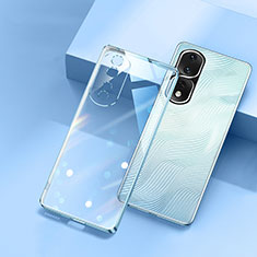 Coque Ultra Fine TPU Souple Housse Etui Transparente H01 pour Huawei Honor 80 Pro 5G Bleu