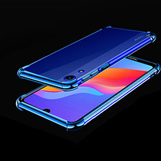 Coque Ultra Fine TPU Souple Housse Etui Transparente H01 pour Huawei Honor 8A Bleu