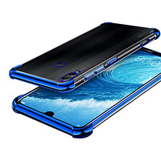 Coque Ultra Fine TPU Souple Housse Etui Transparente H01 pour Huawei Honor 8X Max Bleu