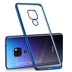 Coque Ultra Fine TPU Souple Housse Etui Transparente H01 pour Huawei Mate 20 Bleu