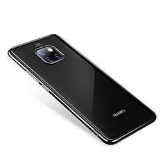 Coque Ultra Fine TPU Souple Housse Etui Transparente H01 pour Huawei Mate 20 Pro Noir