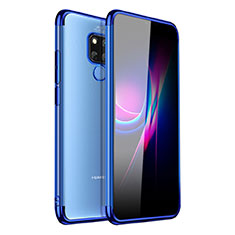 Coque Ultra Fine TPU Souple Housse Etui Transparente H01 pour Huawei Mate 20 X 5G Bleu