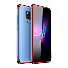 Coque Ultra Fine TPU Souple Housse Etui Transparente H01 pour Huawei Mate 20 X 5G Rouge