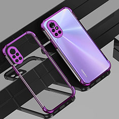 Coque Ultra Fine TPU Souple Housse Etui Transparente H01 pour Huawei Nova 8 5G Violet