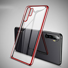 Coque Ultra Fine TPU Souple Housse Etui Transparente H01 pour Huawei P30 Pro New Edition Rouge