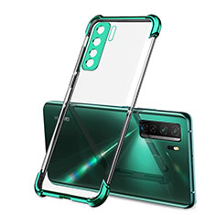 Coque Ultra Fine TPU Souple Housse Etui Transparente H01 pour Huawei P40 Lite 5G Vert