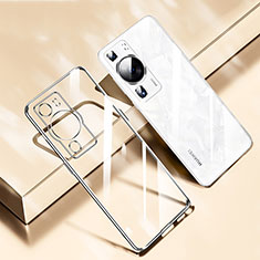 Coque Ultra Fine TPU Souple Housse Etui Transparente H01 pour Huawei P60 Pro Argent