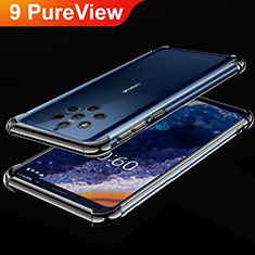 Coque Ultra Fine TPU Souple Housse Etui Transparente H01 pour Nokia 9 PureView Noir