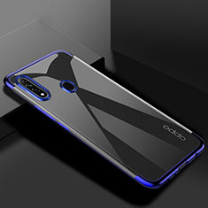 Coque Ultra Fine TPU Souple Housse Etui Transparente H01 pour Oppo A31 Bleu