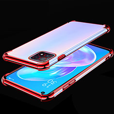 Coque Ultra Fine TPU Souple Housse Etui Transparente H01 pour Oppo A73 5G Rouge