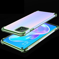 Coque Ultra Fine TPU Souple Housse Etui Transparente H01 pour Oppo A73 5G Vert