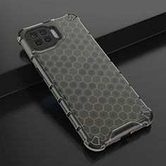 Coque Ultra Fine TPU Souple Housse Etui Transparente H01 pour Oppo A93 Noir