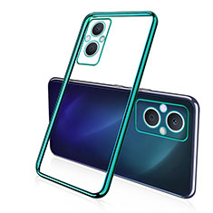 Coque Ultra Fine TPU Souple Housse Etui Transparente H01 pour Oppo F21s Pro 5G Vert