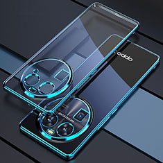 Coque Ultra Fine TPU Souple Housse Etui Transparente H01 pour Oppo Find X6 5G Bleu