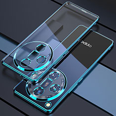 Coque Ultra Fine TPU Souple Housse Etui Transparente H01 pour Oppo Find X7 Ultra 5G Bleu
