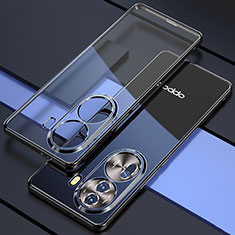 Coque Ultra Fine TPU Souple Housse Etui Transparente H01 pour Oppo Reno11 Pro 5G Noir