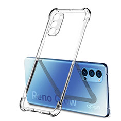 Coque Ultra Fine TPU Souple Housse Etui Transparente H01 pour Oppo Reno4 Pro 5G Clair