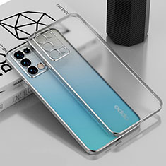 Coque Ultra Fine TPU Souple Housse Etui Transparente H01 pour Oppo Reno6 Pro 5G Argent