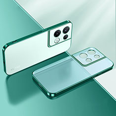 Coque Ultra Fine TPU Souple Housse Etui Transparente H01 pour Oppo Reno8 Pro 5G Vert