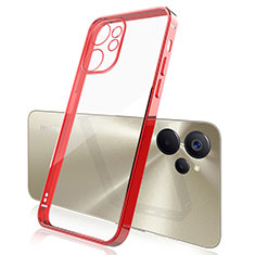 Coque Ultra Fine TPU Souple Housse Etui Transparente H01 pour Realme 10 5G Rouge