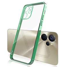 Coque Ultra Fine TPU Souple Housse Etui Transparente H01 pour Realme 10 5G Vert