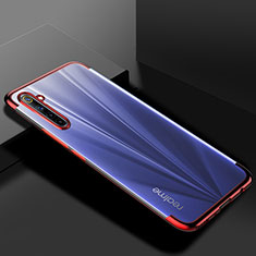 Coque Ultra Fine TPU Souple Housse Etui Transparente H01 pour Realme 6s Rouge