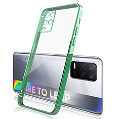 Coque Ultra Fine TPU Souple Housse Etui Transparente H01 pour Realme 8 5G Vert