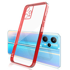 Coque Ultra Fine TPU Souple Housse Etui Transparente H01 pour Realme 9 Pro 5G Rouge