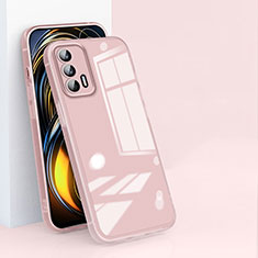 Coque Ultra Fine TPU Souple Housse Etui Transparente H01 pour Realme GT 5G Rose