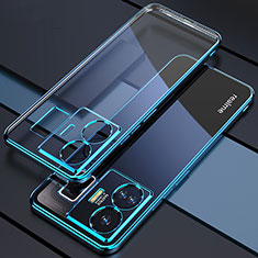Coque Ultra Fine TPU Souple Housse Etui Transparente H01 pour Realme GT Neo6 5G Bleu