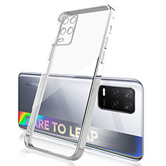 Coque Ultra Fine TPU Souple Housse Etui Transparente H01 pour Realme Narzo 30 5G Argent