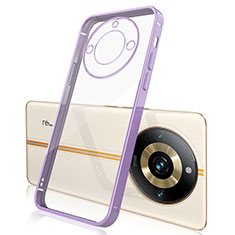 Coque Ultra Fine TPU Souple Housse Etui Transparente H01 pour Realme Narzo 60 5G Violet