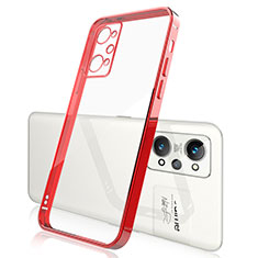 Coque Ultra Fine TPU Souple Housse Etui Transparente H01 pour Realme Q5 Pro 5G Rouge