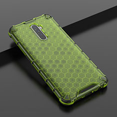 Coque Ultra Fine TPU Souple Housse Etui Transparente H01 pour Realme X2 Pro Vert