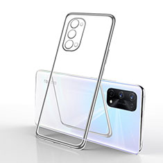 Coque Ultra Fine TPU Souple Housse Etui Transparente H01 pour Realme X7 5G Argent